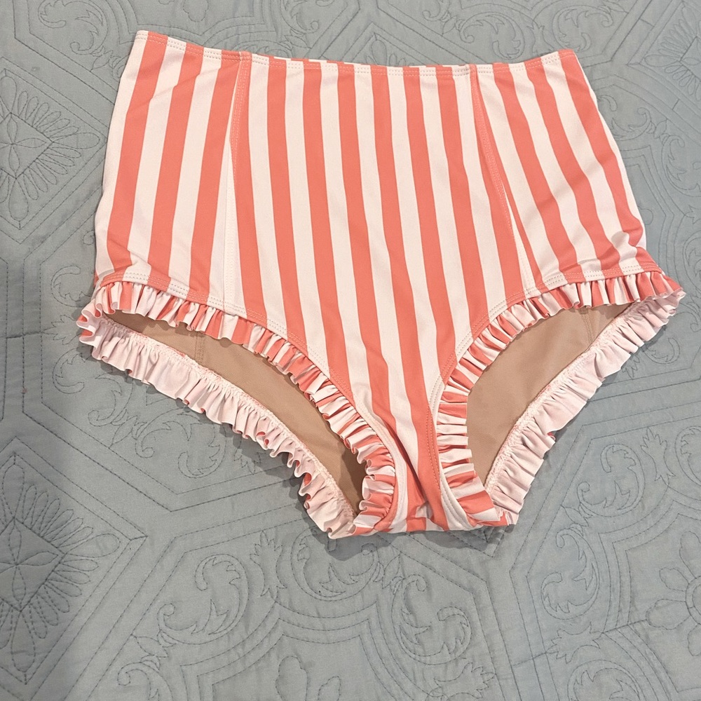 Kortni Jean peach stripe ARU bottoms